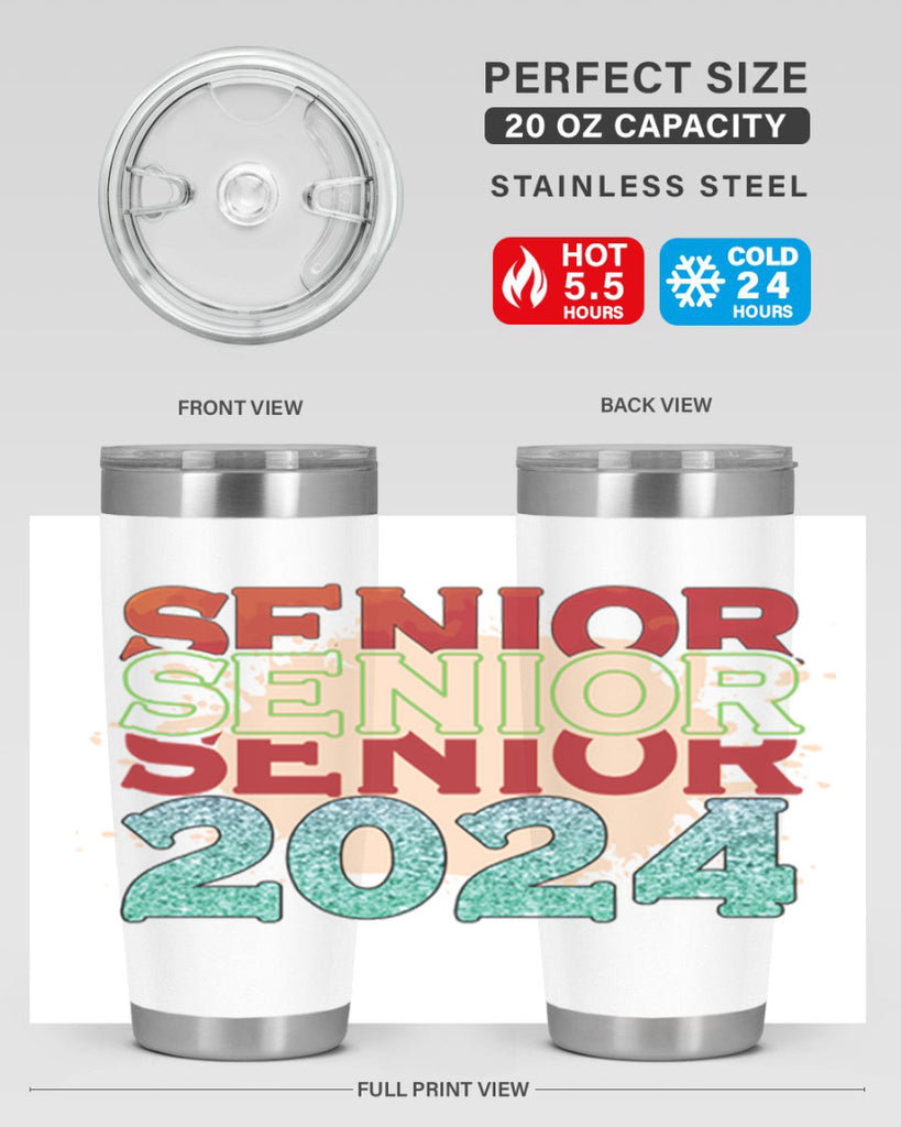 Senior 2024 1 11#- 12th grade- Tumbler