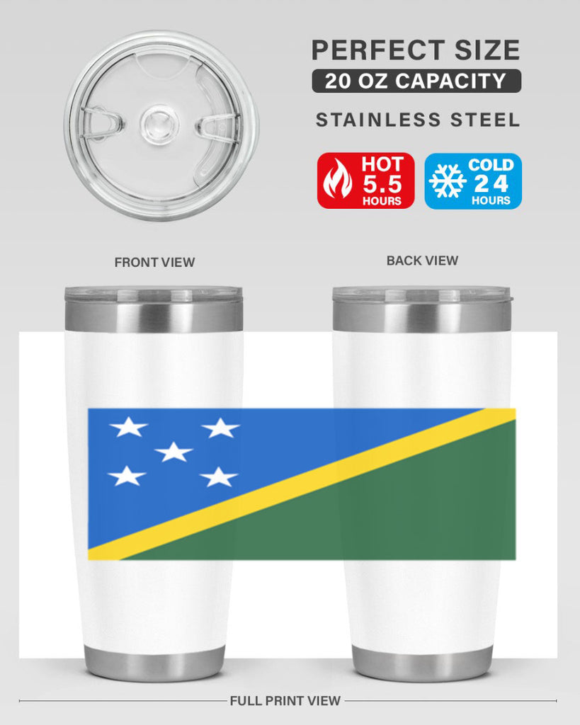 Solomon Islands 38#- world flags- Tumbler
