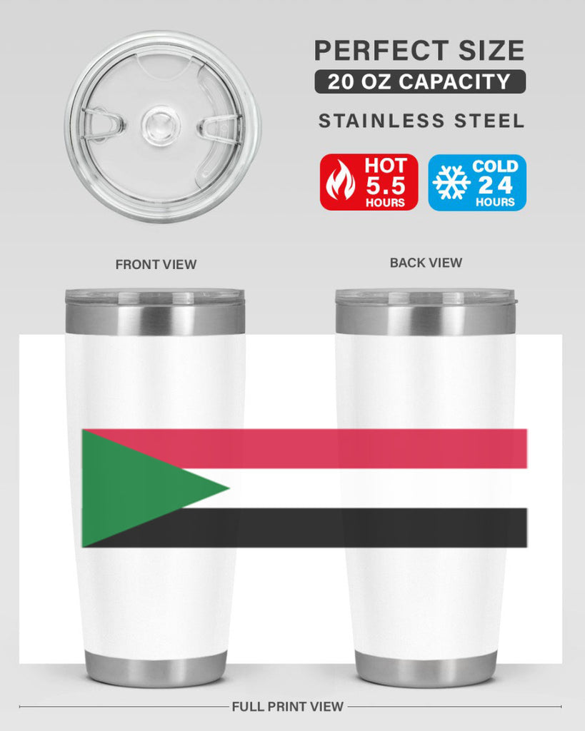 Sudan 31#- world flags- Tumbler