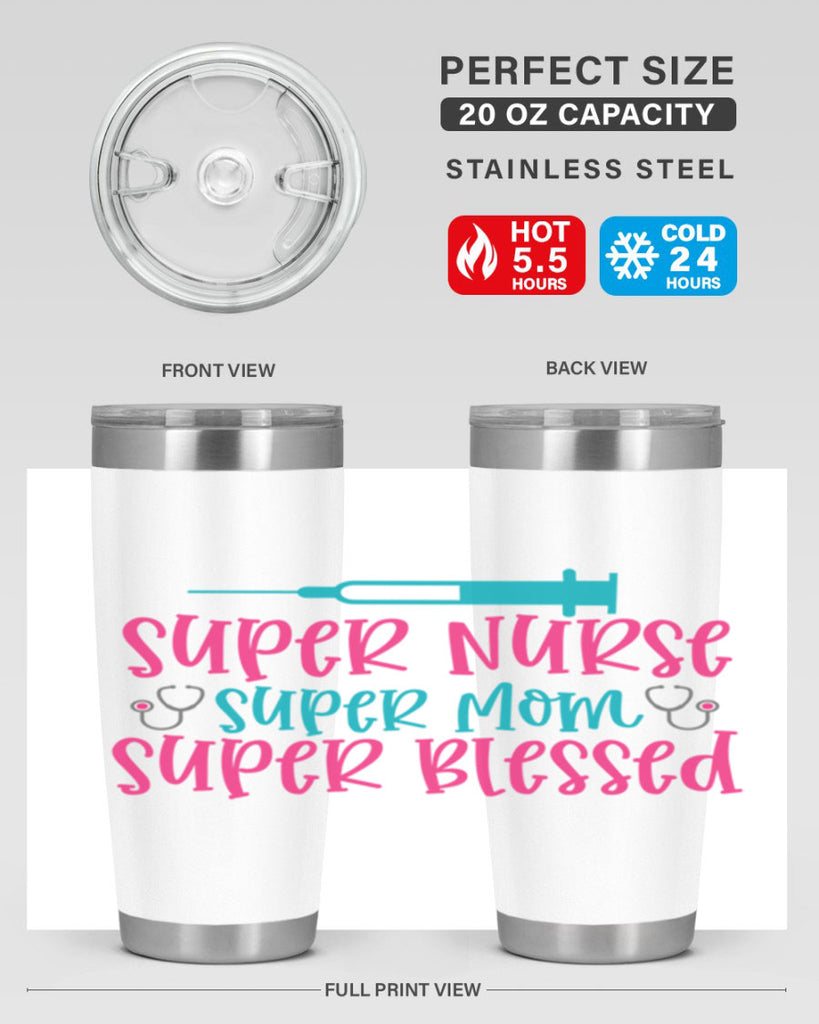Super Nurse Super Mom Style Style 24#- nurse- tumbler