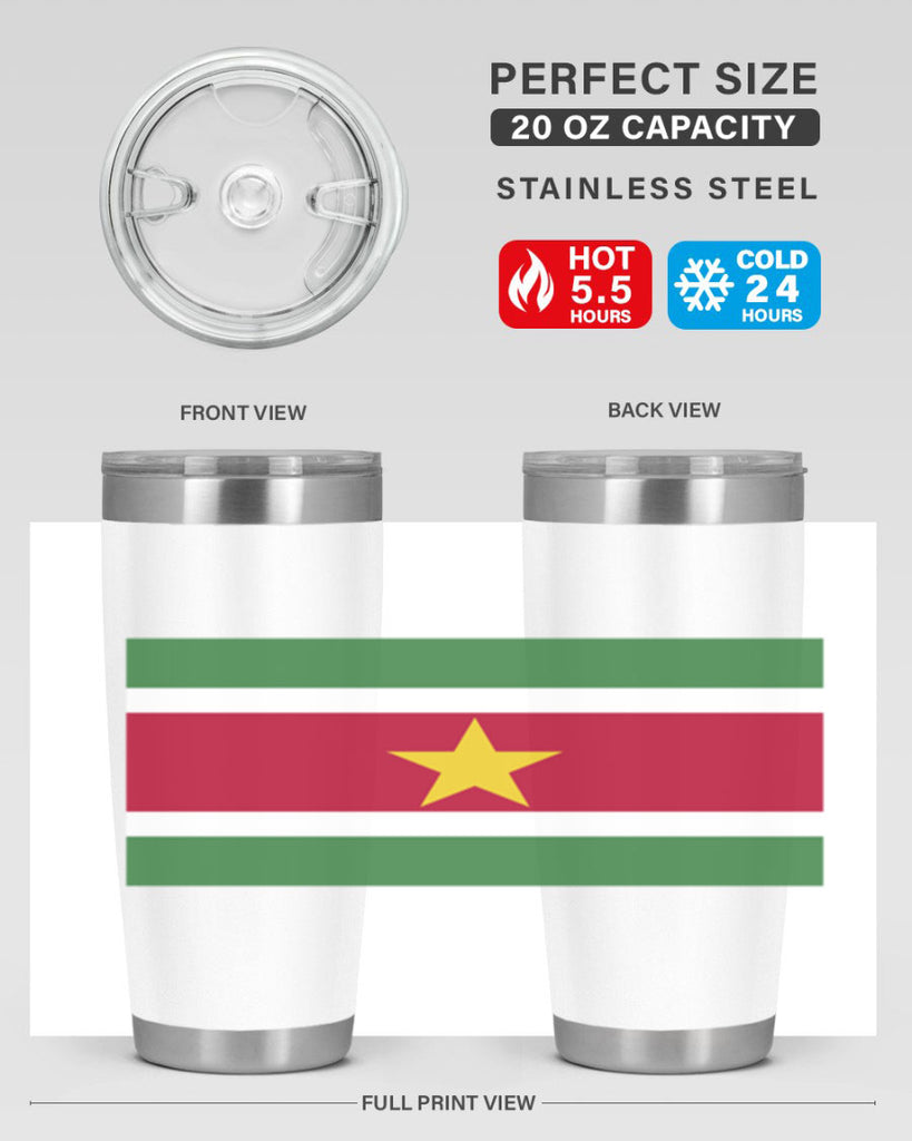 Suriname 30#- world flags- Tumbler