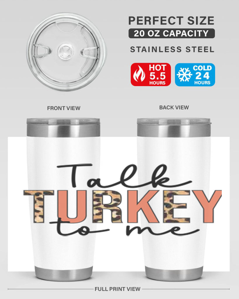Talk turkey to me 595#- fall- Tumbler