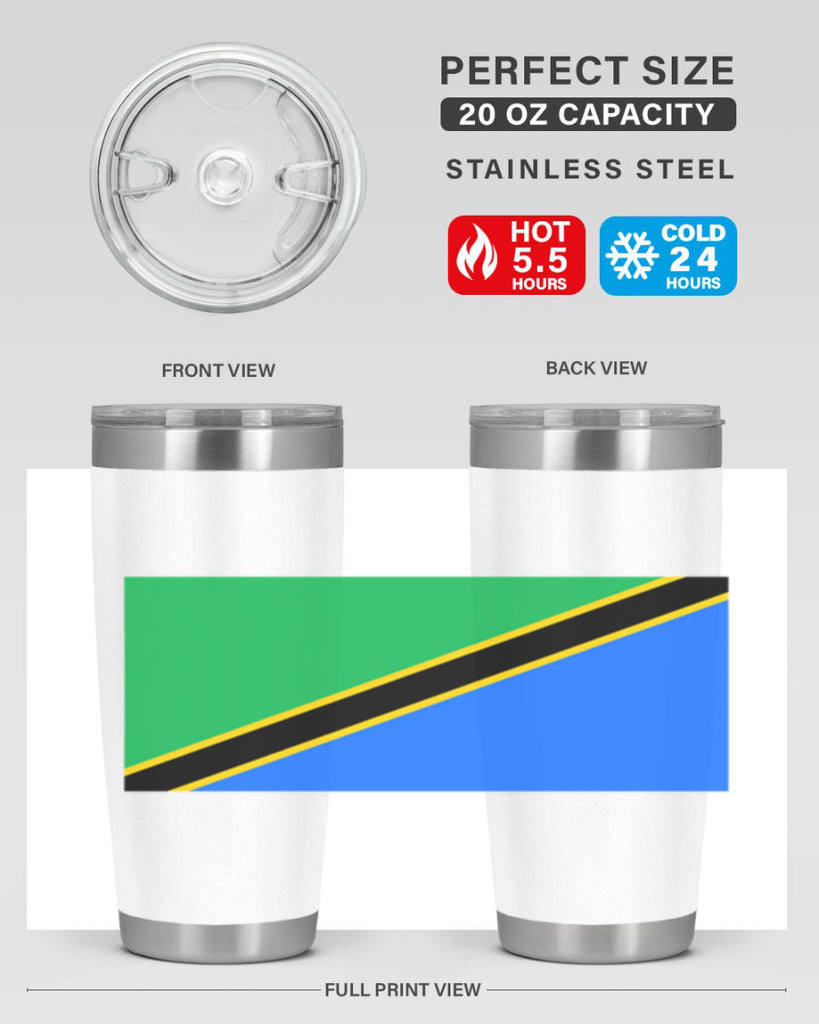 Tanzania 24#- world flags- Tumbler