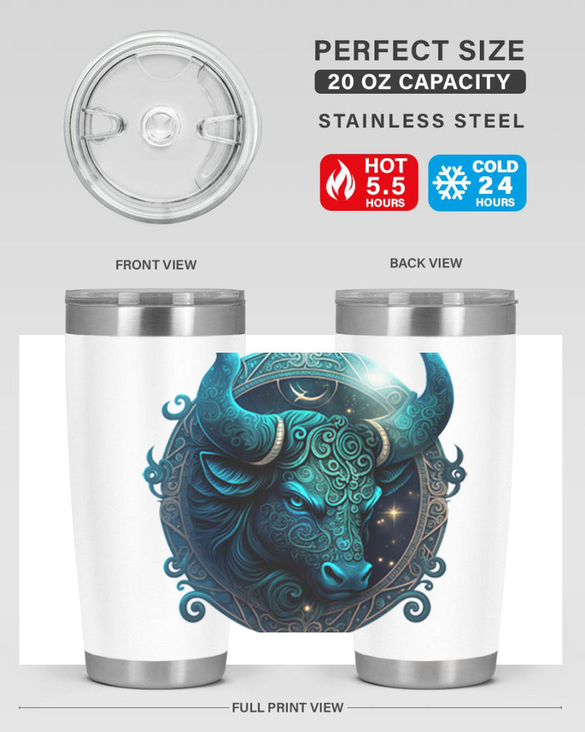 Taurus 485#- zodiac- Tumbler