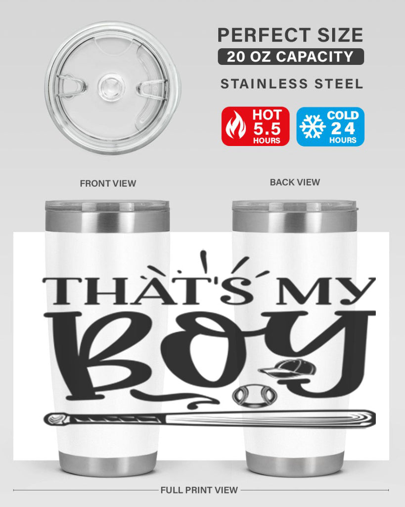 Thats My Boy 2028#- baseball- Tumbler