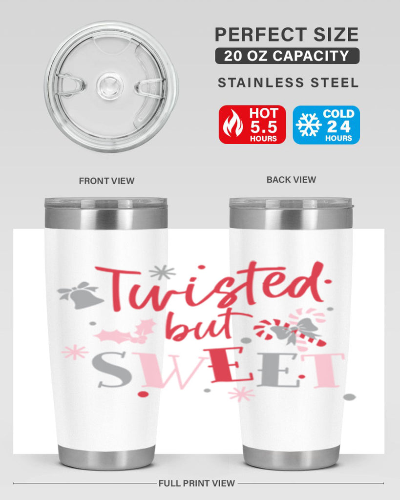 Twisted but sweet 424#- winter- Tumbler