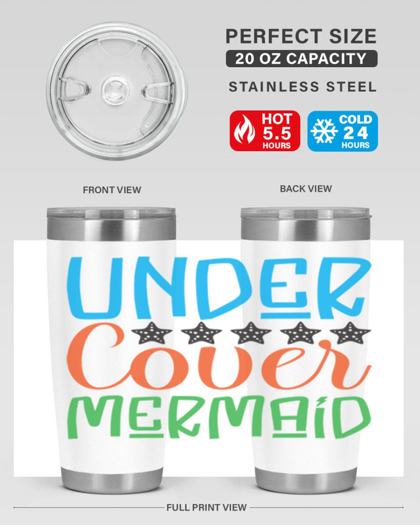 Under Cover Mermaid 648#- mermaid- Tumbler