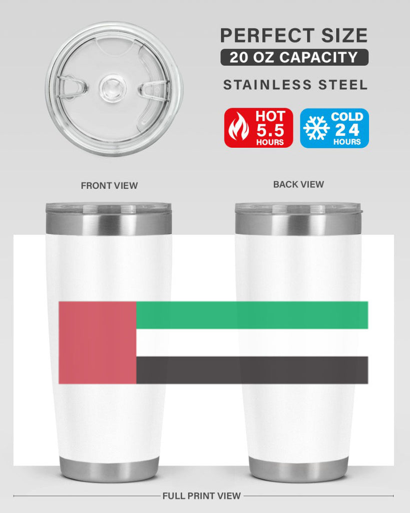United Arab Emirates 12#- world flags- Tumbler