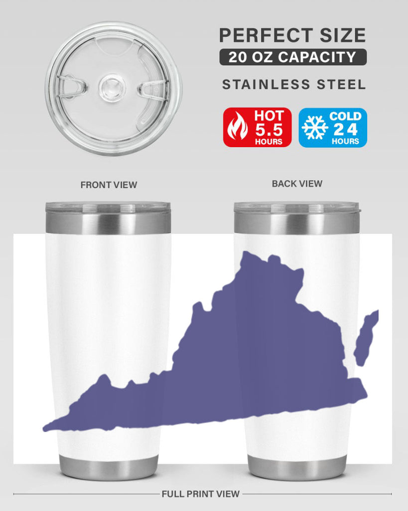 Virginia 5#- stateflags- Tumbler