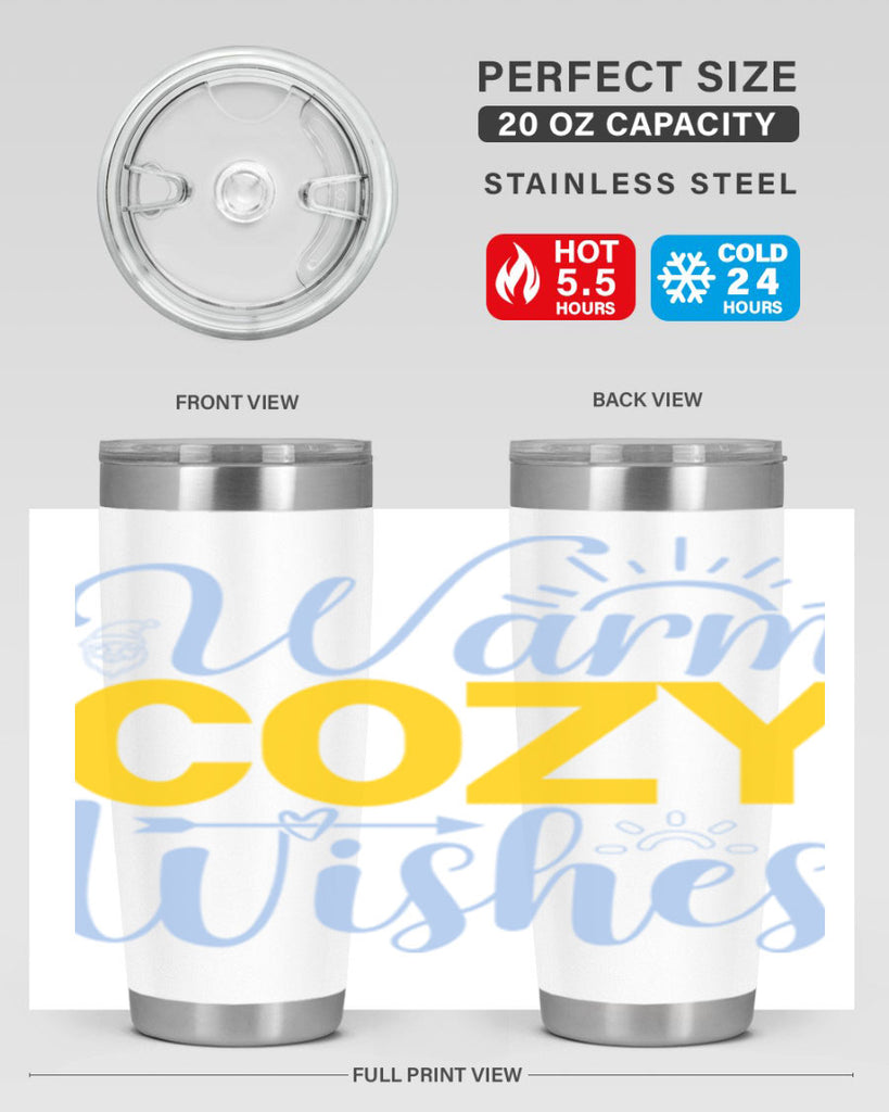 Warm cozy wishes447#- winter- Tumbler
