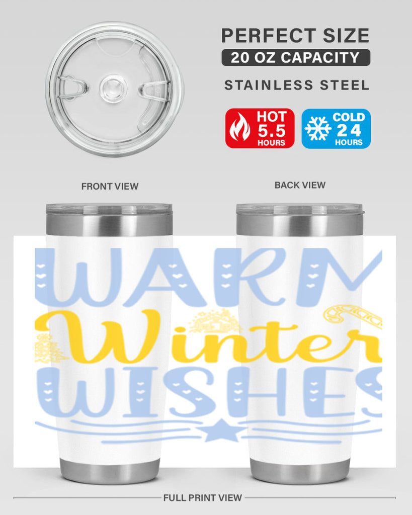 Warm winter wishes 449#- winter- Tumbler