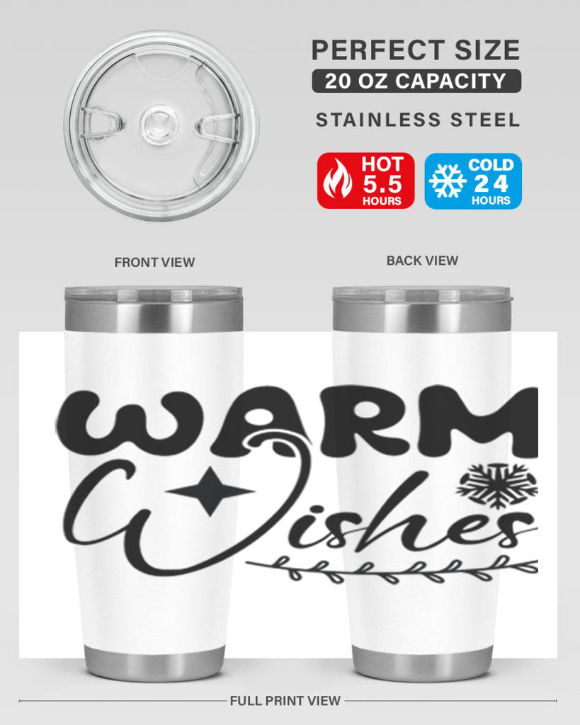 Warm wishes 467#- winter- Tumbler