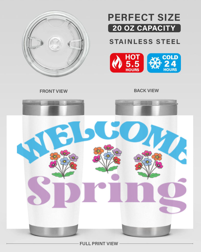 Welcome Spring  600#- spring- Tumbler