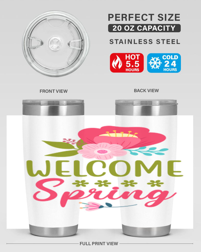 Welcome Spring 582#- spring- Tumbler