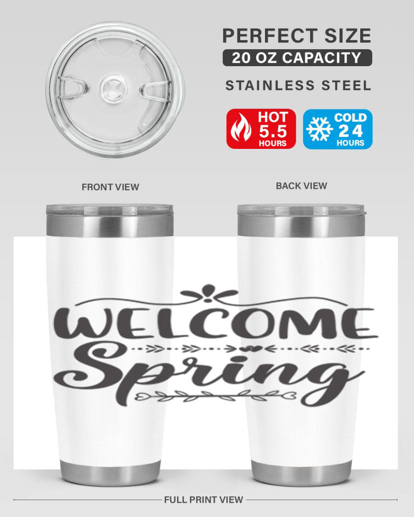Welcome spring 576#- spring- Tumbler