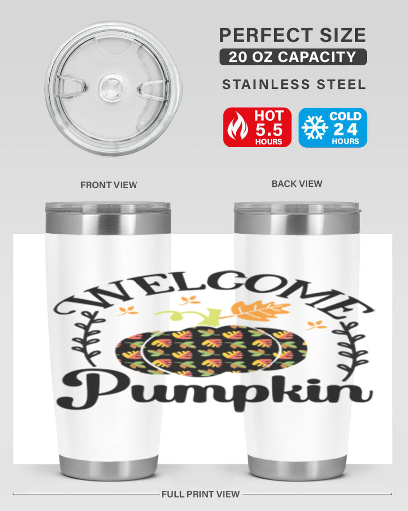 Welcomepumpkin 640#- fall- Tumbler