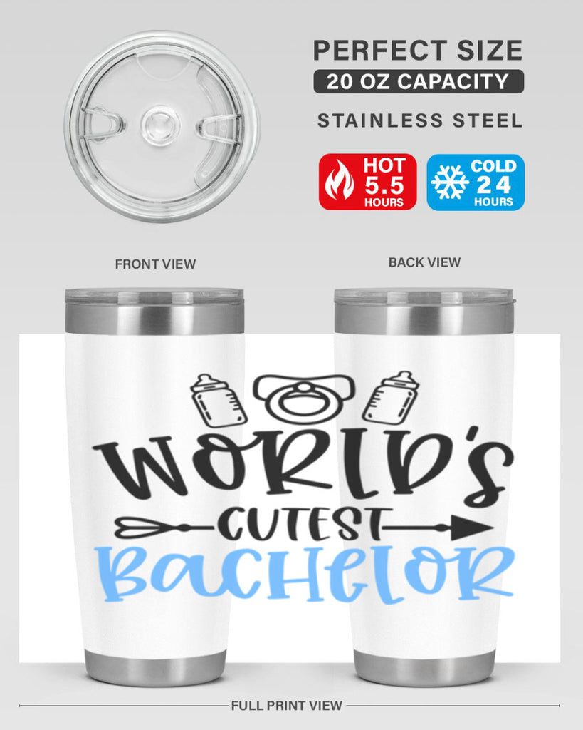 Worlds Cutest Bachelor Style 13#- baby- tumbler
