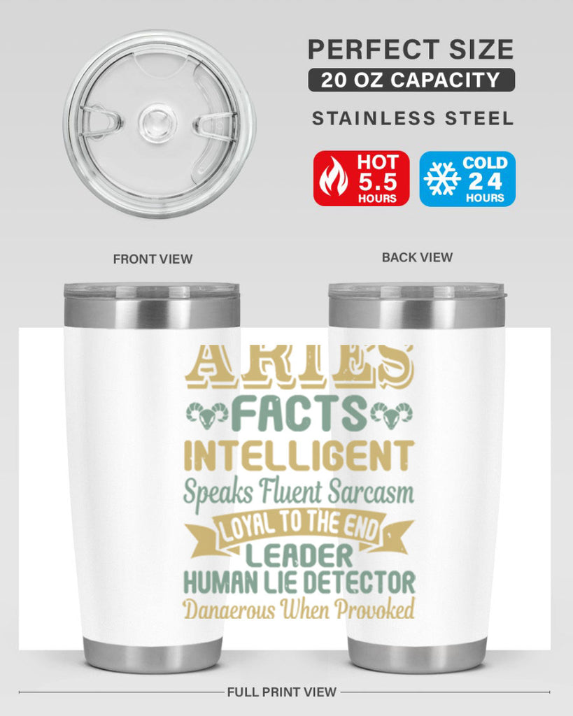 aries 123#- zodiac- Tumbler