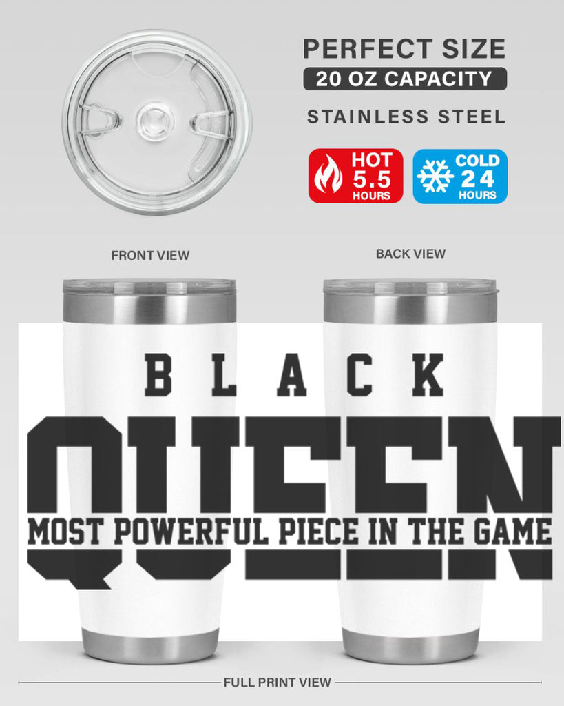 black queen 223#- black words phrases- Cotton Tank