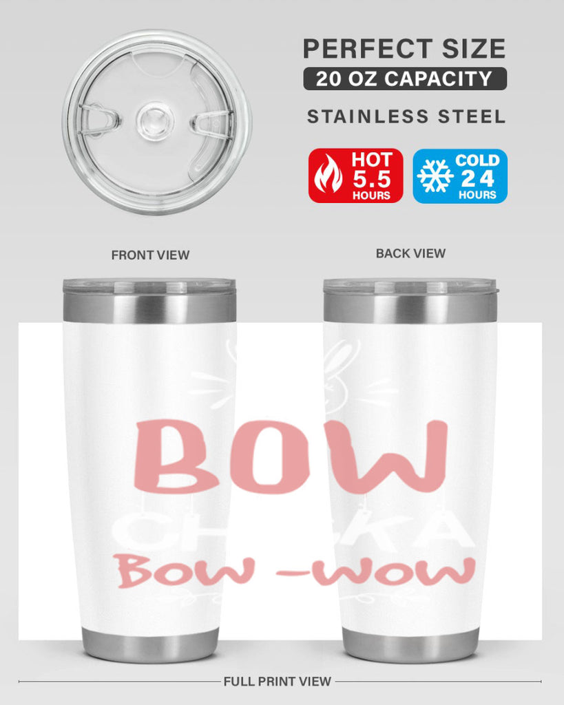 bow chicka bow wow 100#- easter- Tumbler