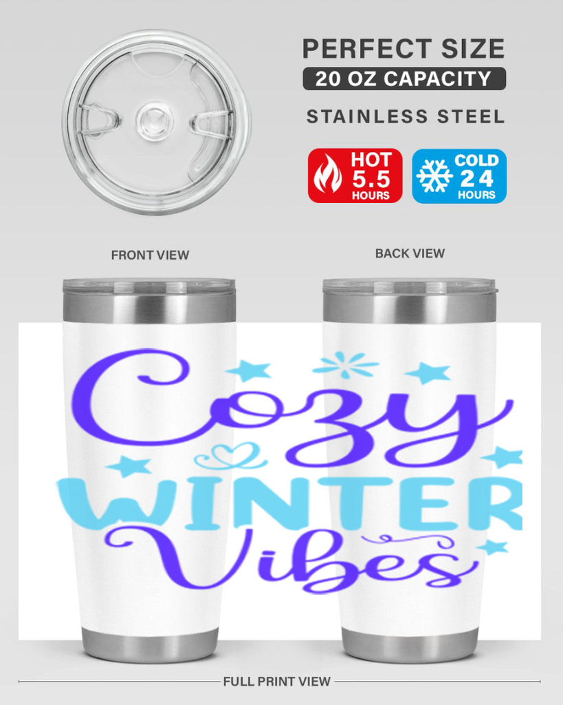 cozy winter vibes 66#- winter- Tumbler