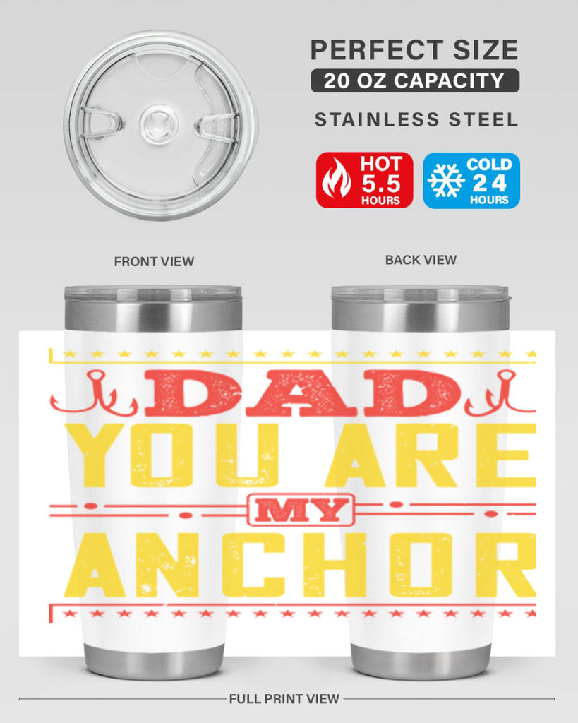 dad you are my anchor 256#- fathers day- Tumbler
