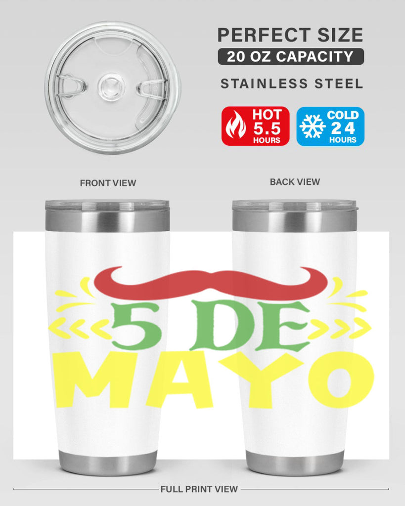 de mayo 5#- cinco de mayo- Tumbler