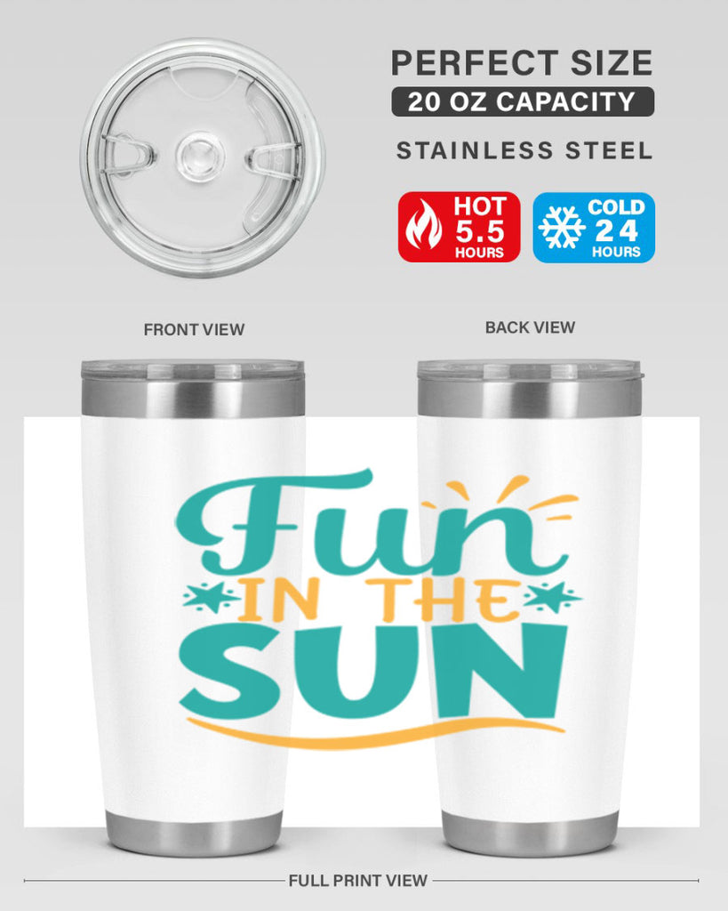fun in the sun Style 103#- summer- Tumbler