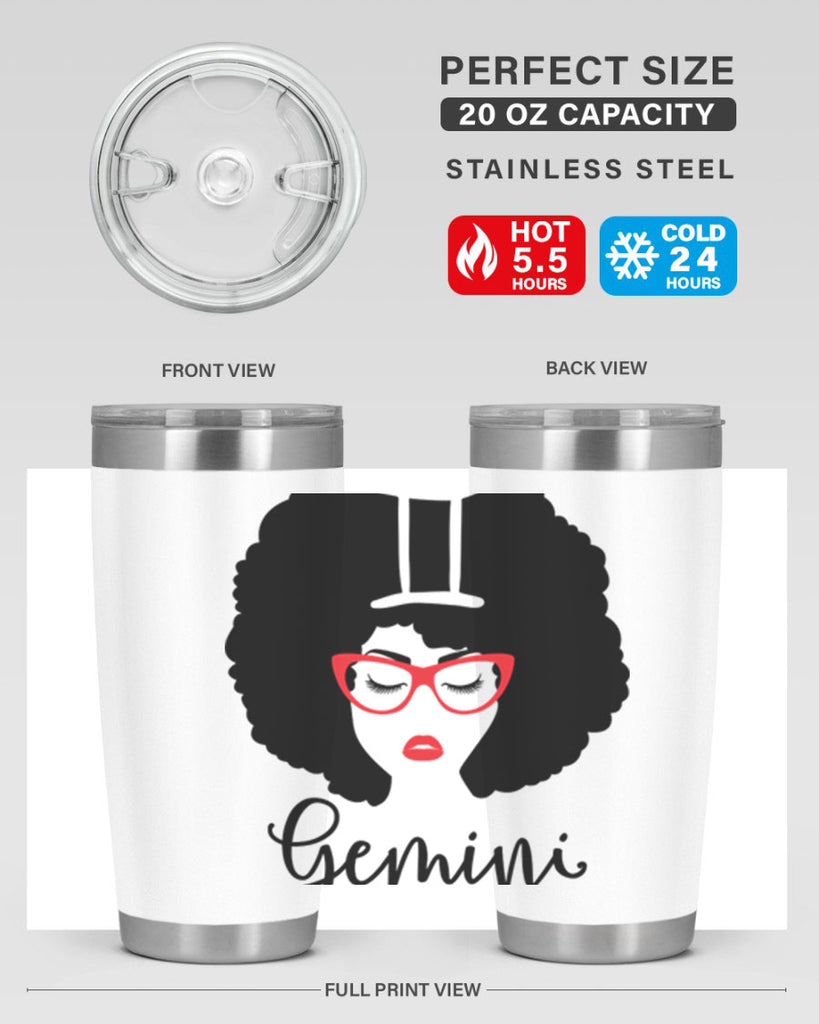 gemini 235#- zodiac- Tumbler