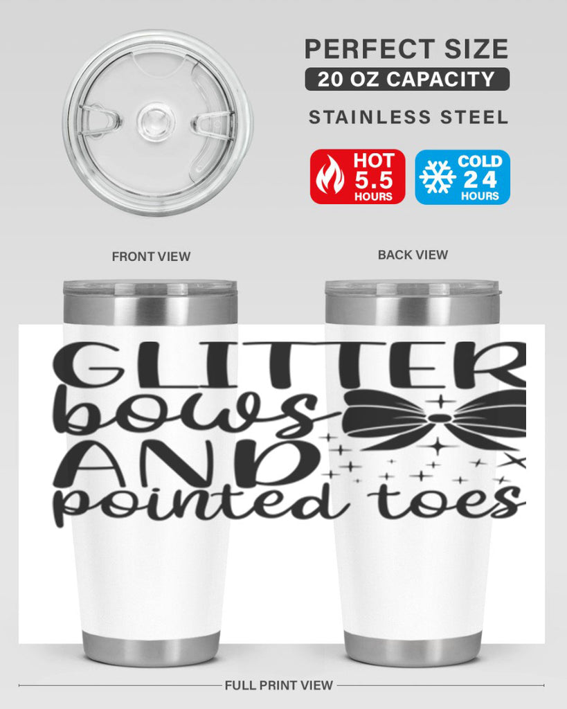 glitter bows and pointed toes44#- ballet- Tumbler