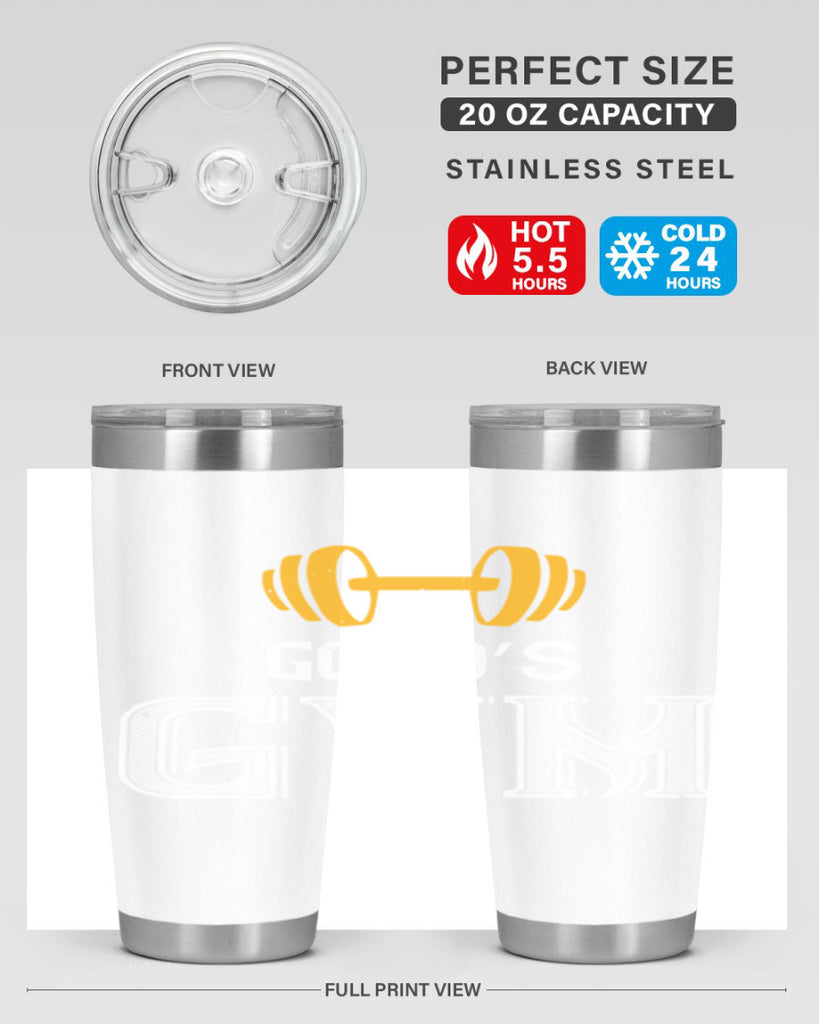 gold gym 101#- gym- Tumbler