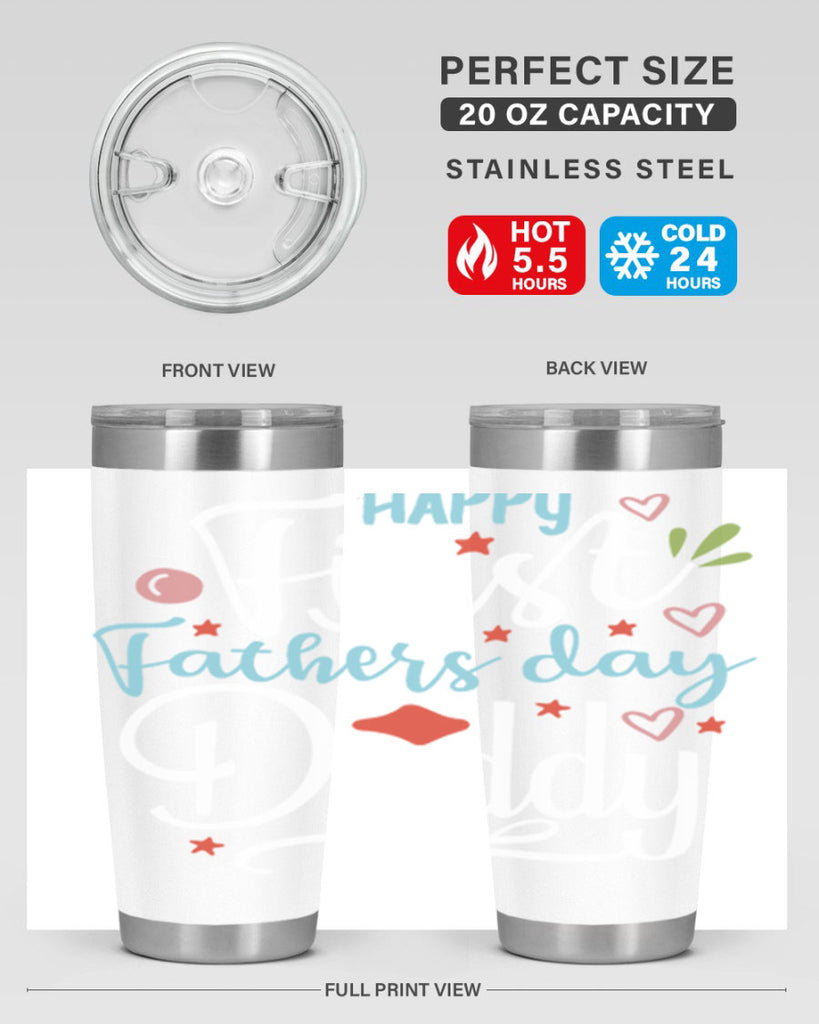 happy first fathers day daddy 89#- fathers day- Tumbler