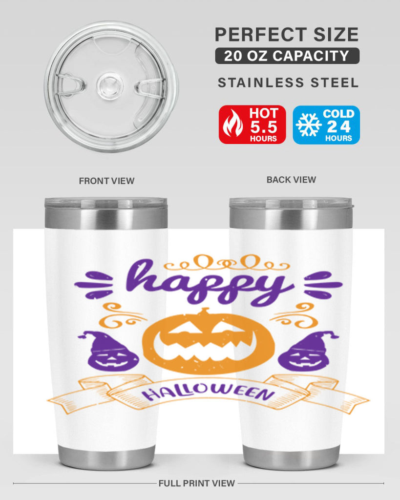 happy halloween 154#- halloween- Tumbler