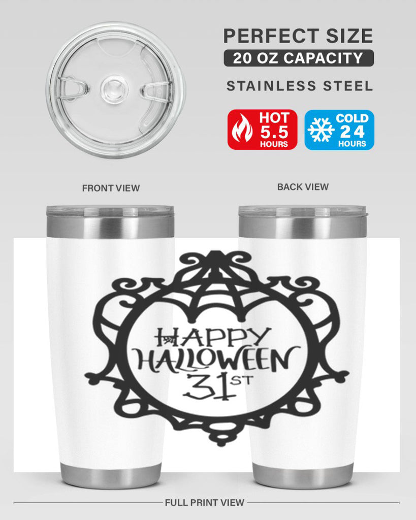 happy halloween st 64#- halloween- Tumbler