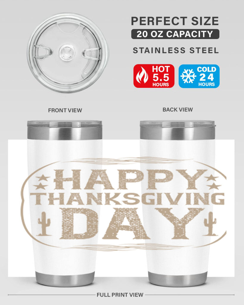 happy thanksgiving day 35#- thanksgiving- Tumbler