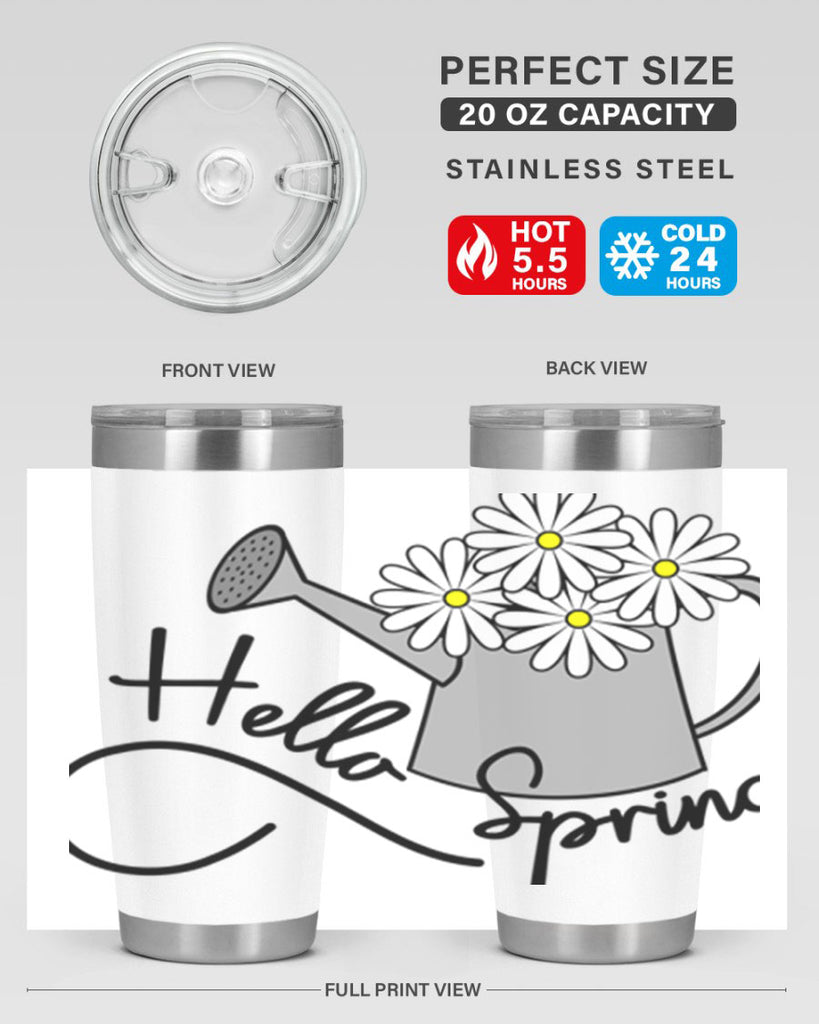 hello spring watering can208#- spring- Tumbler
