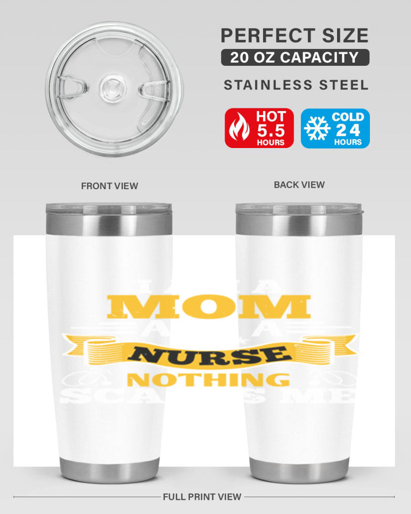 i am amom and a nurse Style 396#- nurse- tumbler