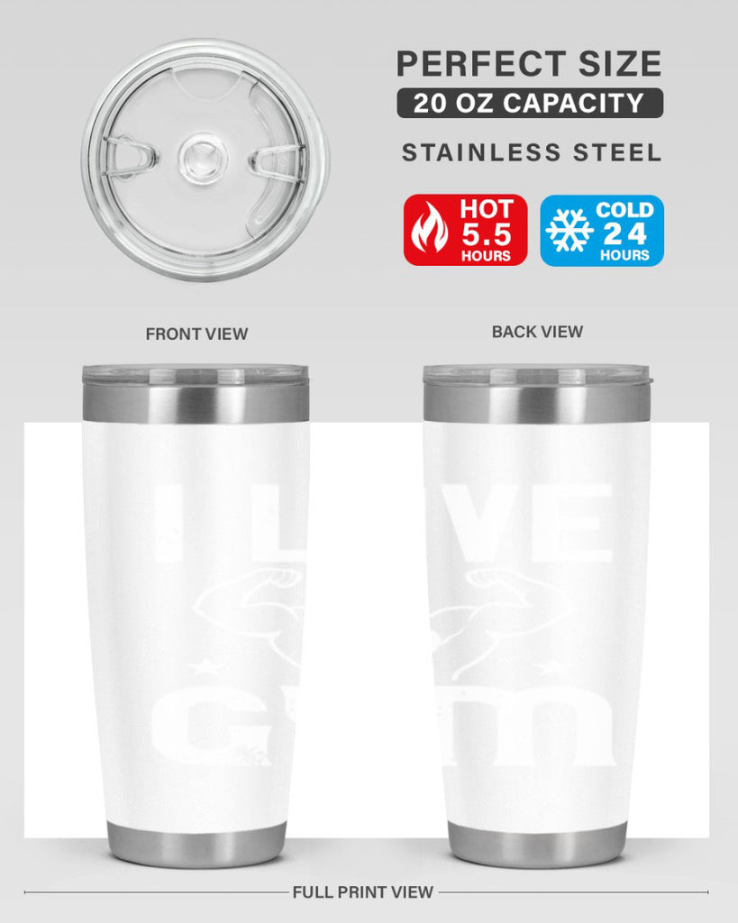 i love gym 88#- gym- Tumbler