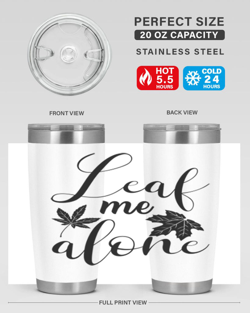 leaf me alone 387#- fall- Tumbler