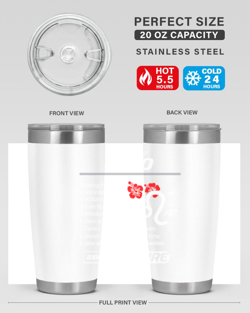 leo 307#- zodiac- Tumbler