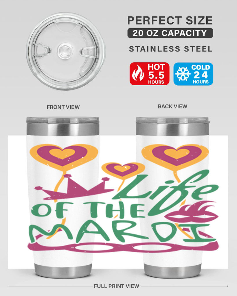 life of the mardi 49#- mardi gras- Tumbler