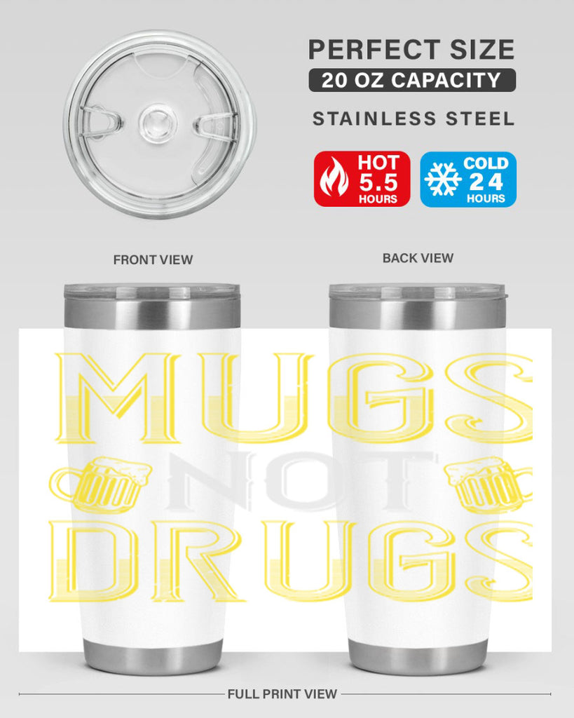 mugs not drugs Style 113#- St Patricks Day- Tumbler