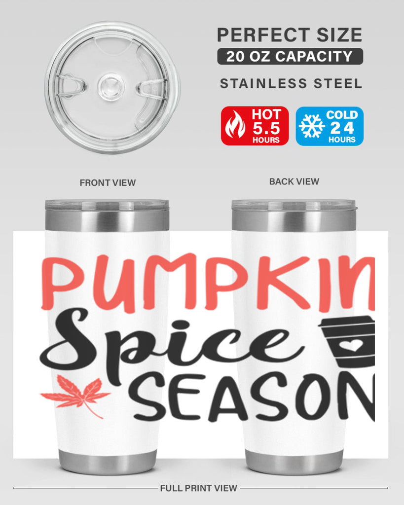 pumpkin spice Season 559#- fall- Tumbler