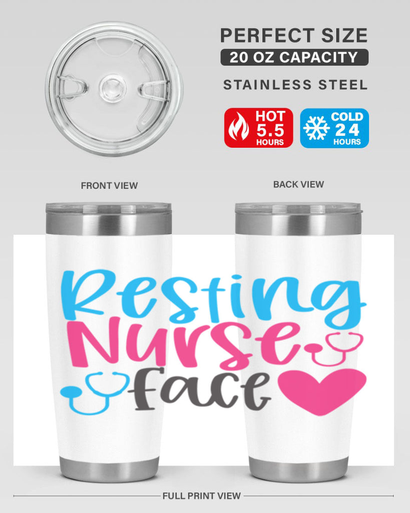 resting nurse face Style Style 56#- nurse- tumbler