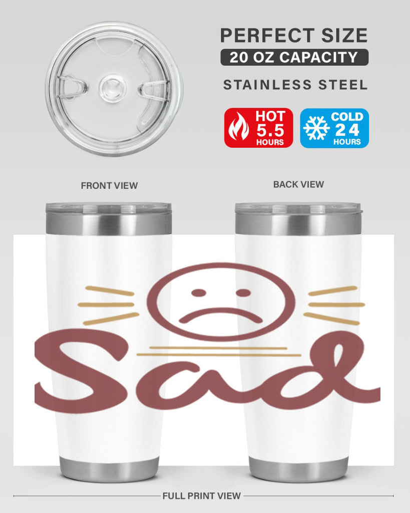 sad 5#- fathers day- Tumbler