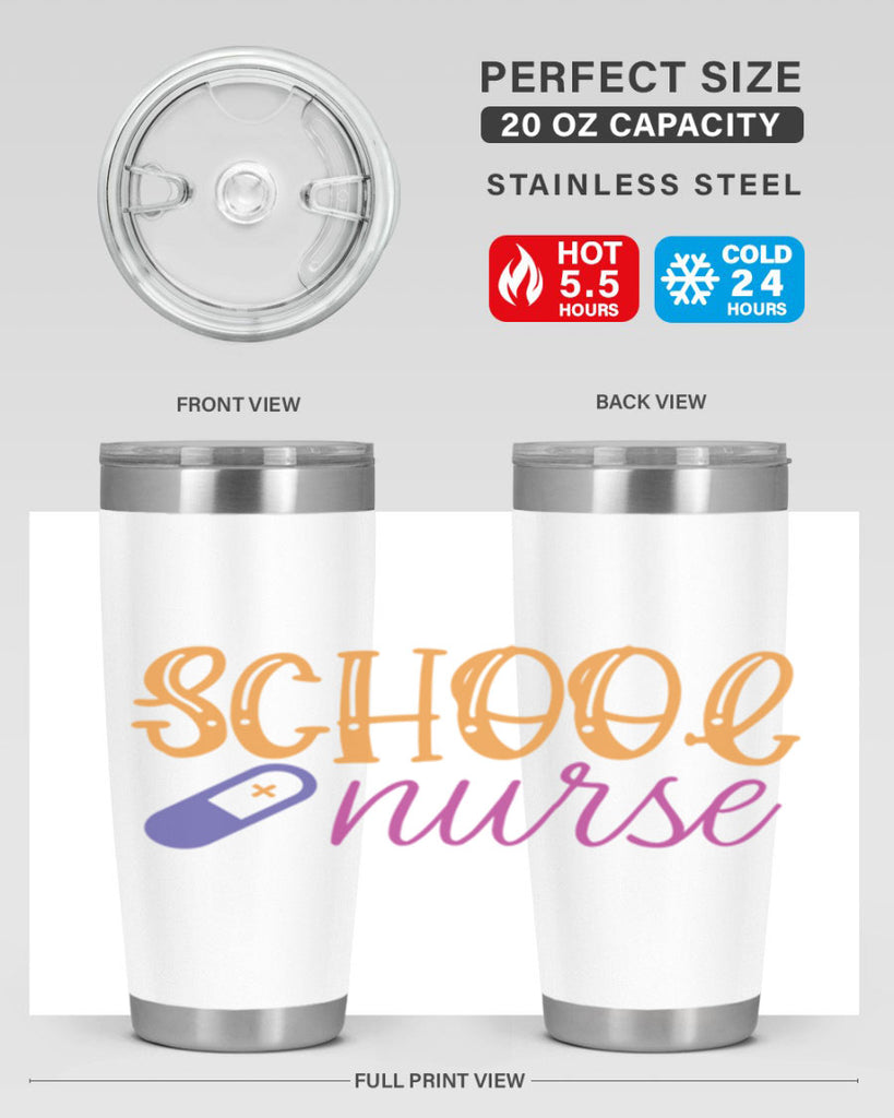 school nurse Style Style 48#- nurse- tumbler