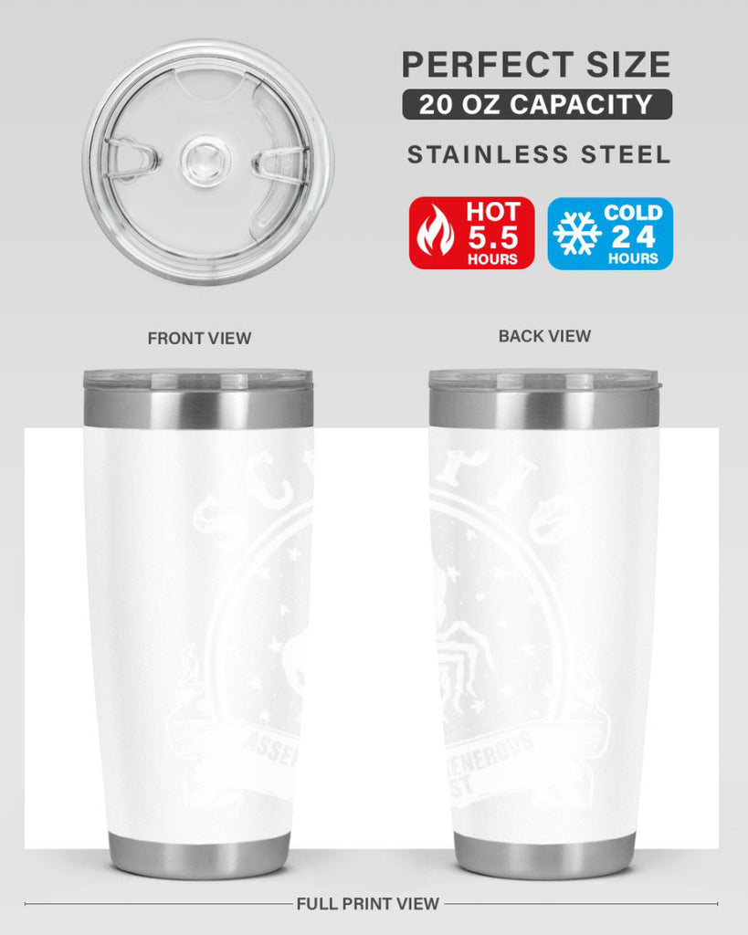 scorpio 30#- zodiac- Tumbler