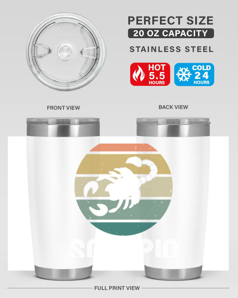 scorpio 451#- zodiac- Tumbler