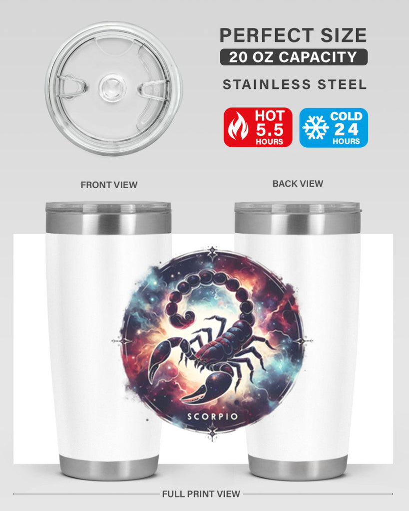 scorpio 460#- zodiac- Tumbler