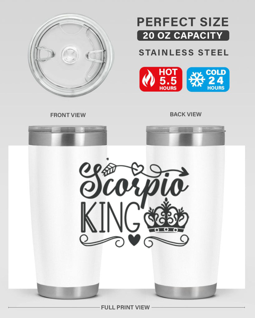 scorpio king 443#- zodiac- Tumbler